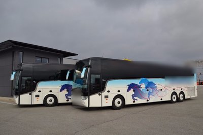 Reisbus minibus in Romans-sur-Isère