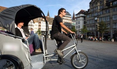 Fietstaxi in Strasbourg